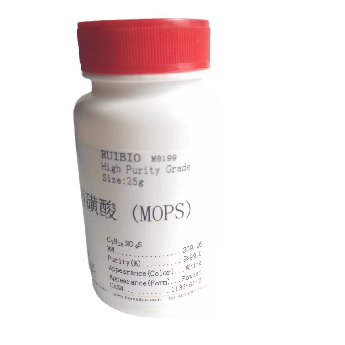 MOPS 3-Octapropyl sulfonic acid 99% ≥ Scientific experimental reagent CAS 1132-61-2