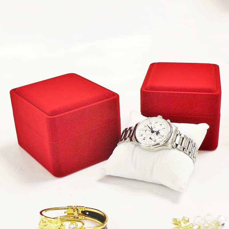 To customize the beautiful red velvet watch box.