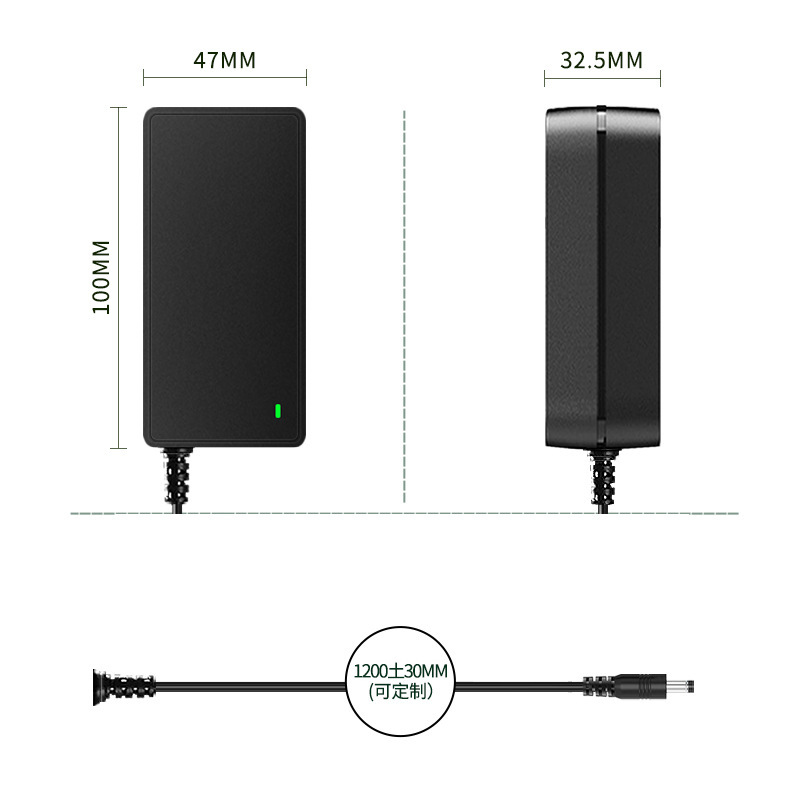 12v3a desktop switch power monitor power adaptor 36W straight-flow smooth light belt driver power source