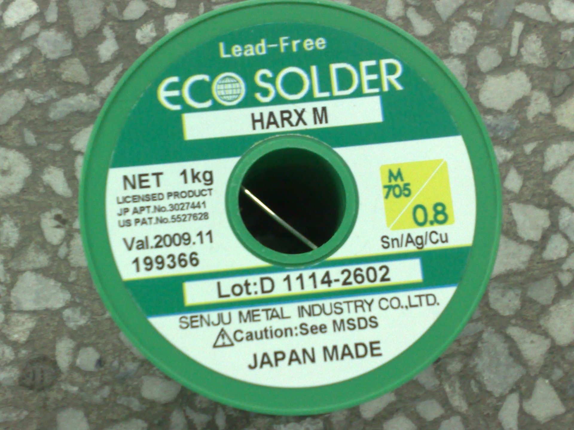 日本千住无铅含银焊锡线ECO SOLDER HARX M M705