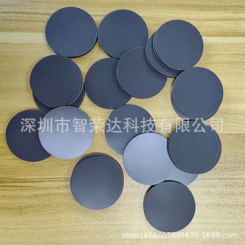 Rubber tremors-deficient round-type air-conditioning industrial equipment buffering anti-shock pads with thick, high-bulb-proof noise reduction pads