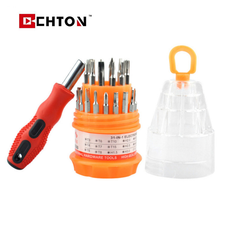 Customize 31x1 cross maintenance tool plaster screwdriver set