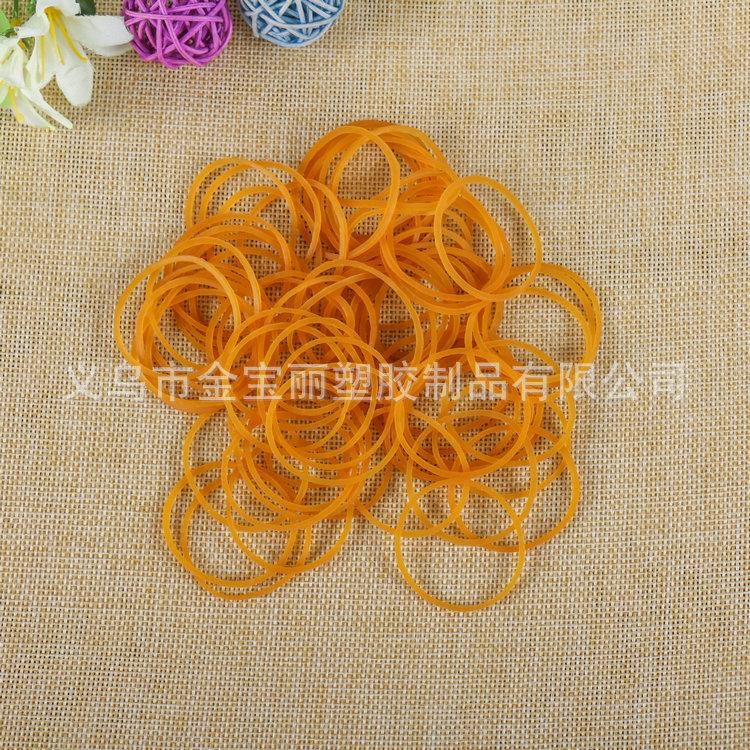 The plant supplies rubber bands of many types, high elasticity, yellow rubber bands.