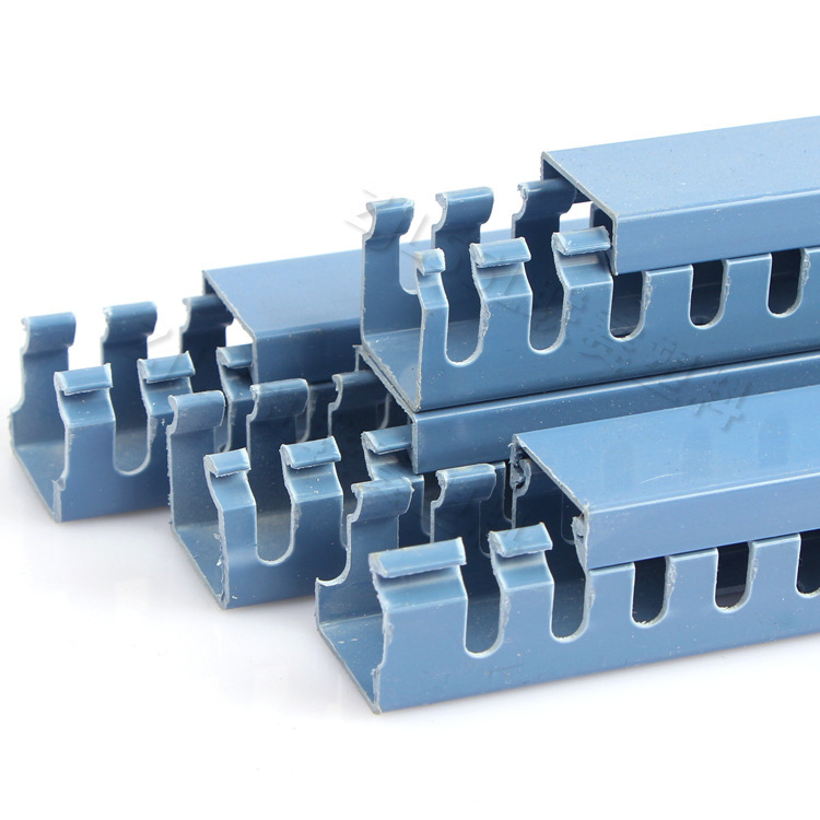 United plastic PVC slots gray and blue.