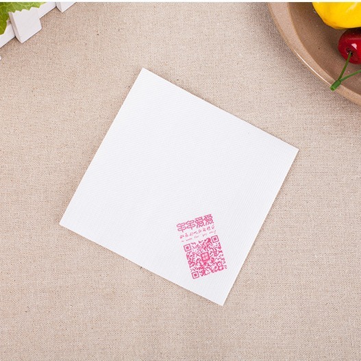 The factory's wholesale napkins can be printed on logo 230 double-coloured new-coloured hotel restaurant double-storey paper towels.