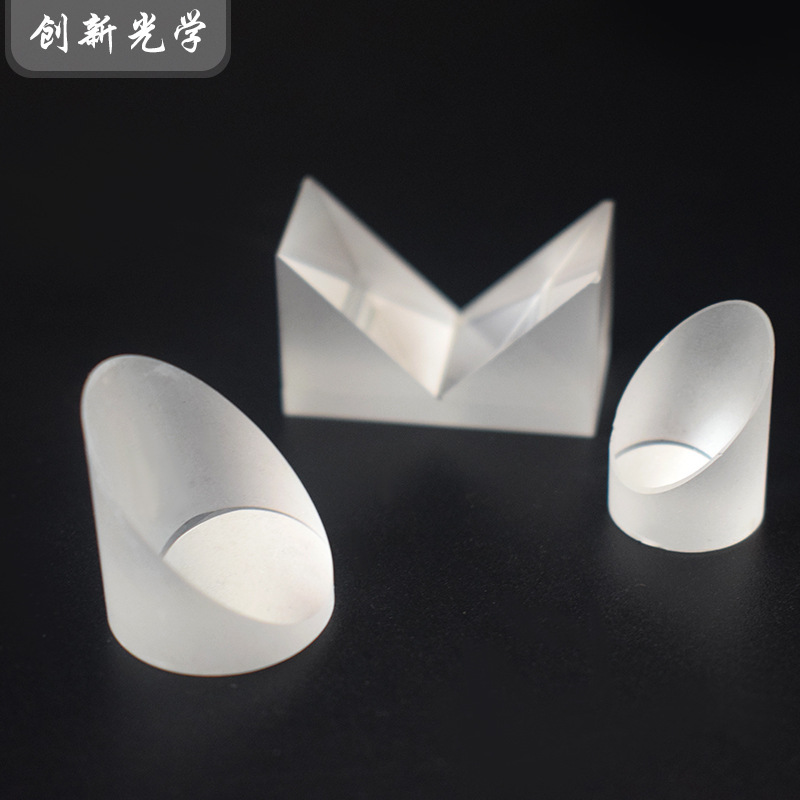 The factory supplies slash-column optical glass, 20 mm 15 mm, optical prism, home ridge prism, wholesale hair.