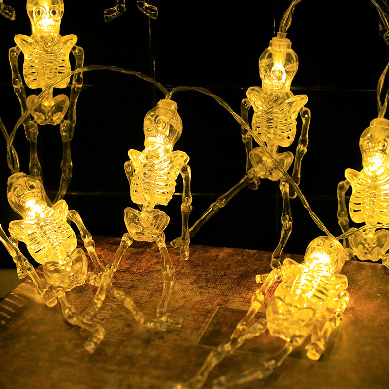 ♪ Led Halloween lantern skeletal skeletal plaster ♪