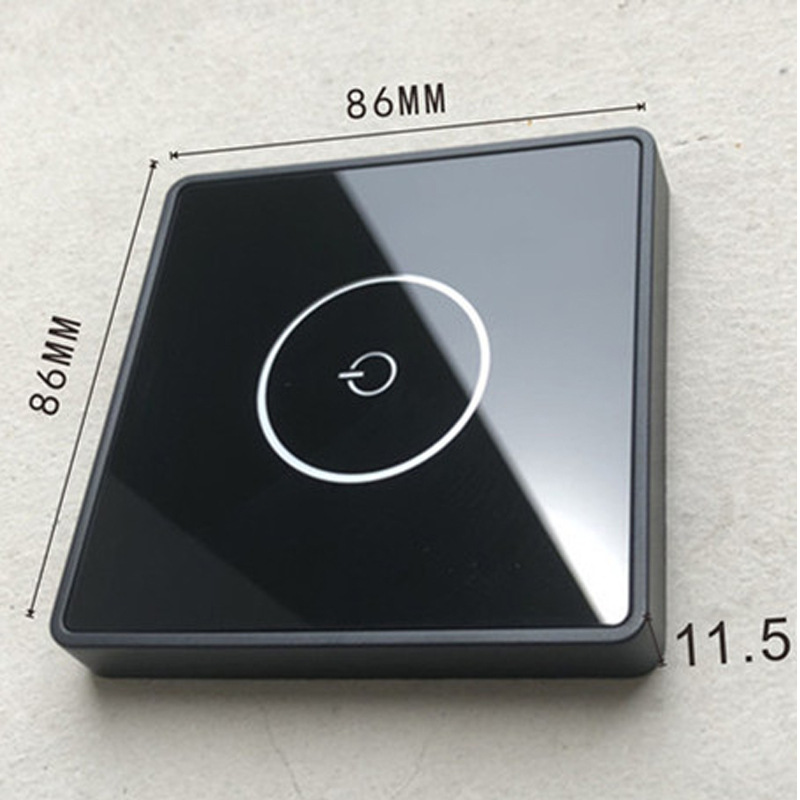 Thin steel glass panel, remote control, door-to-door touch button switch.