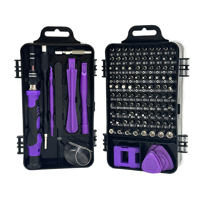 Customize 115-plus-one manual screwdriver tool package for computer dismantling machines