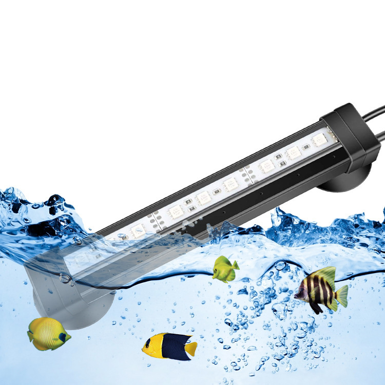 LED Aquarium Lighted Bubble Diving Lamp for Oxygen Pump Remotely Controled Underwaters