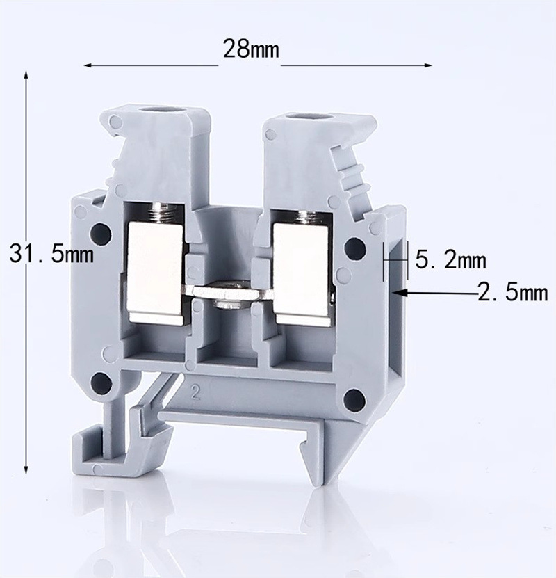 MBK3微型接線端子排 UK系列導軌式 0.2-2.5MM平方 端子排MBK/E-Z