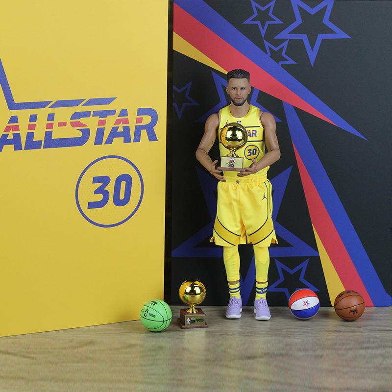 One-six-nba basketball star 2021, all-star souvenirs full-body joints, do dolls.