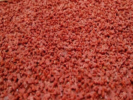 Colored ceramic particles, paved for park use, direct supply, steady supply.