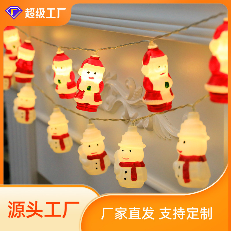 The manufacturer customised the new LED Christmas decoration light with Santa Claus' Christmas Snowman.