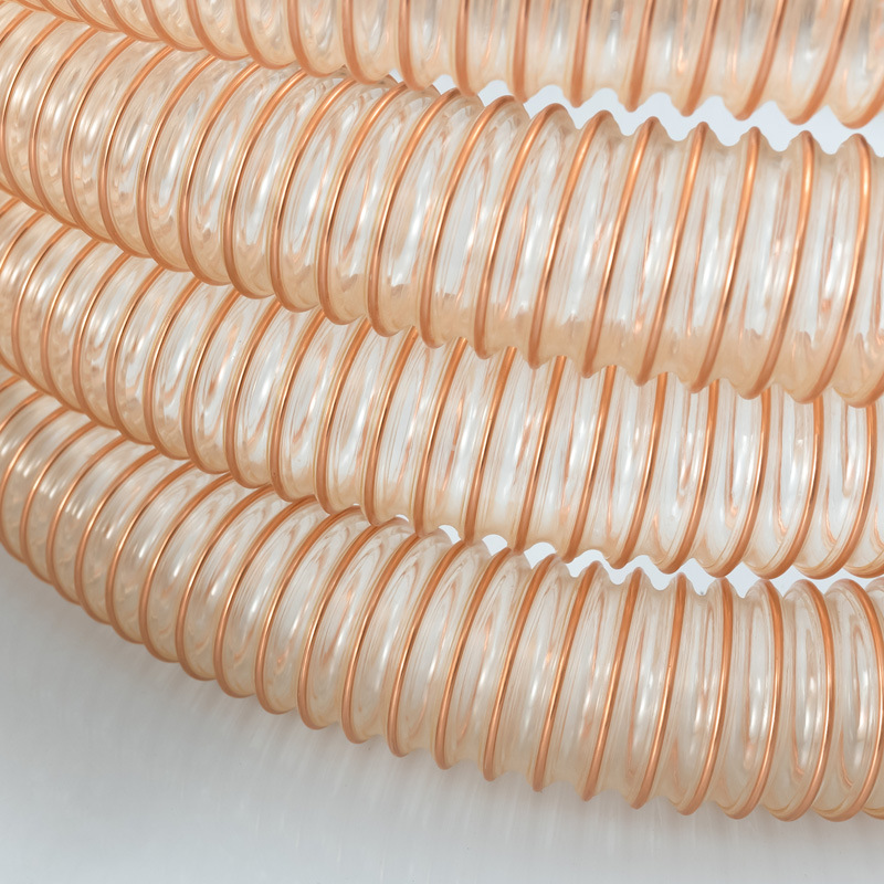 PPU polyurethane PUGS steel filamentation 0.9 mm vacuum hose.