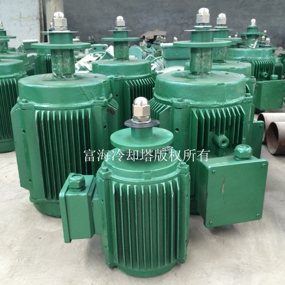 Plant supply cooling tower power 3kw/12p 3kw/12p stand-by installation of waterproof cooling tower wind engine 4kw