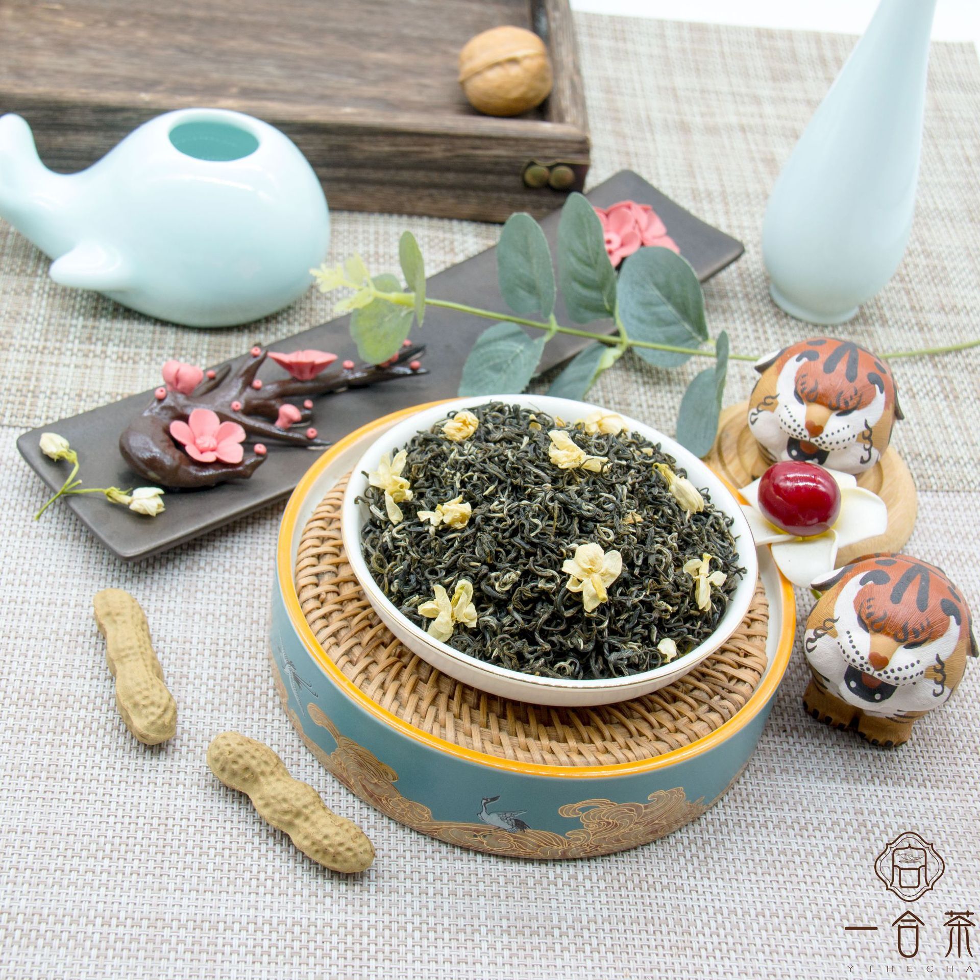 Đây là trà Jasmine mới và trà mới ở thành phố Nghiêm Châu, Quảng Châu.