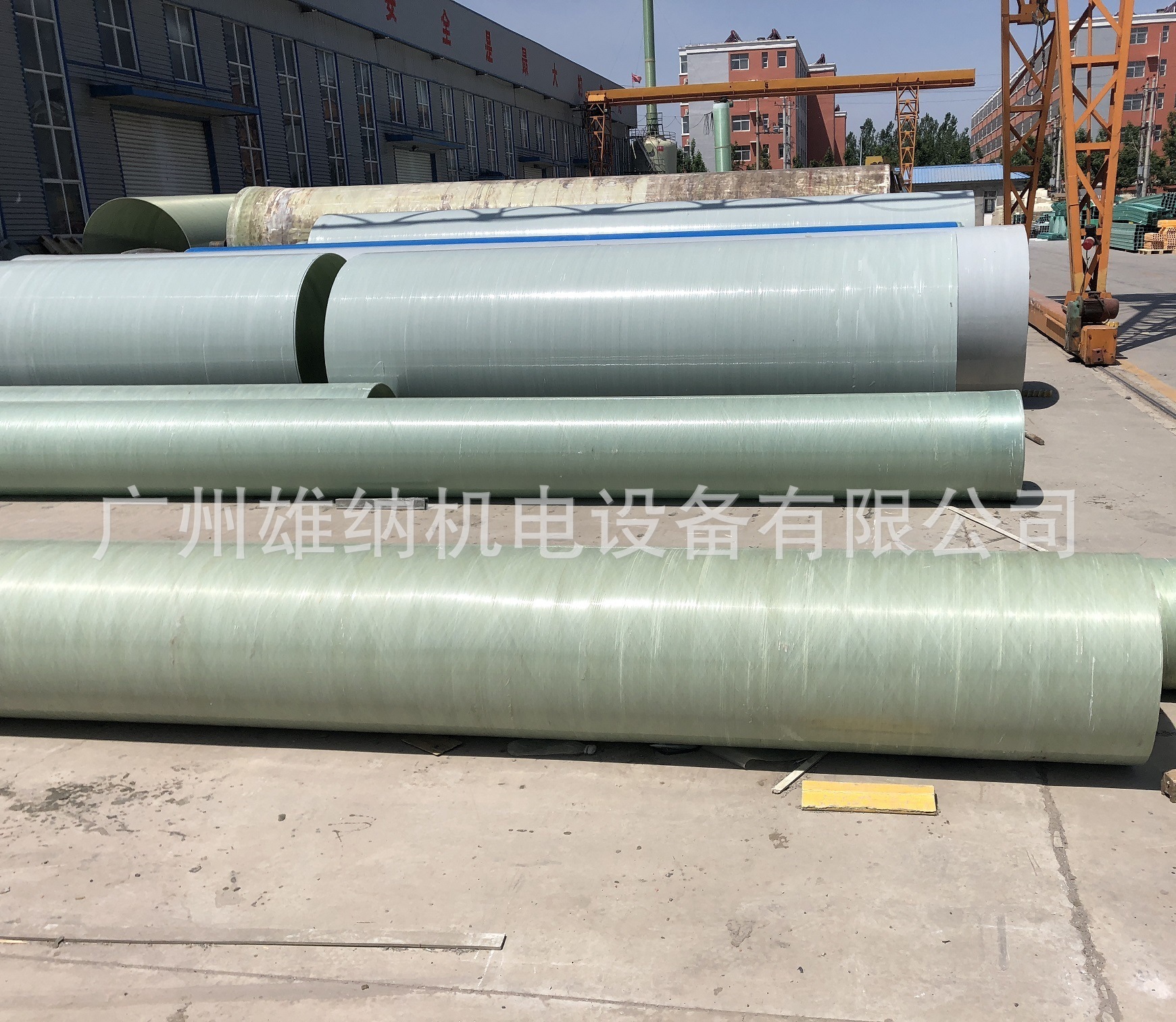 FRP organic glass steel windpipe municipal water purification plant sewage treatment plant deodorant ventilation pipe