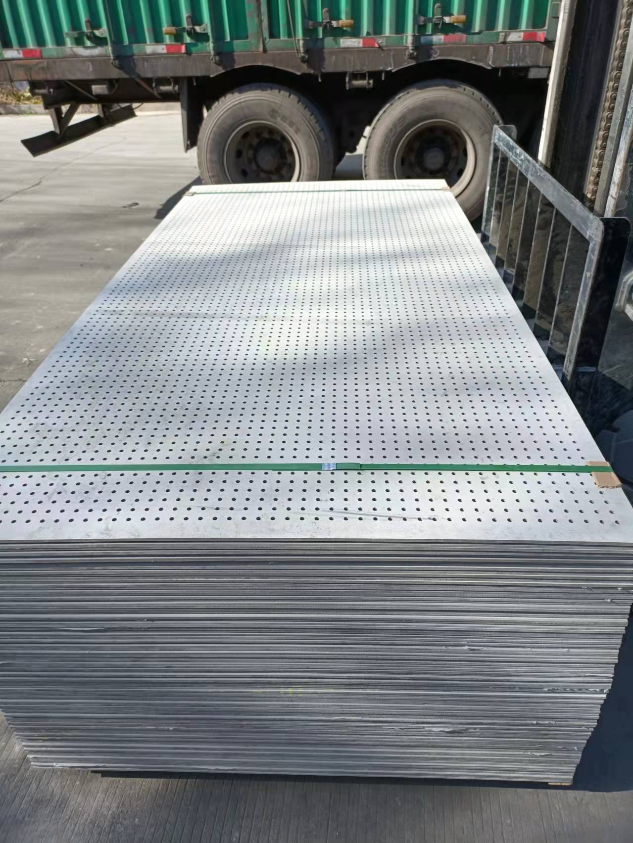 Fibre-cement perforated perforation soundproofing, fire-proof silicate shielding, large fc perforation