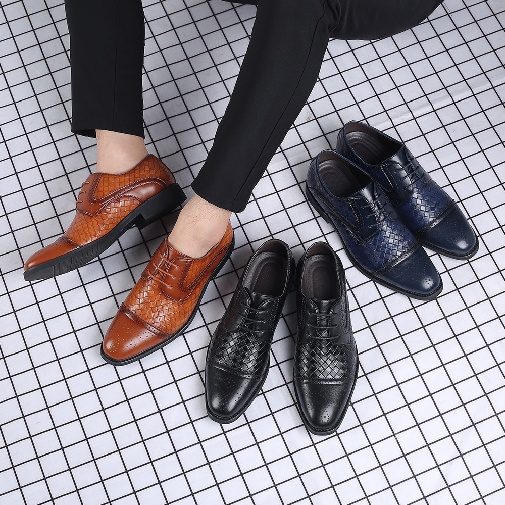A new 2023 male-style free-and-skin shoes, sewn together with large-size shoes for cross-border foreign trade.