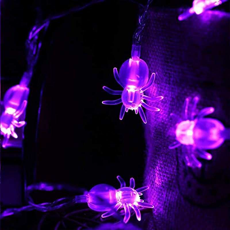 LED Ultraviolet Spider-Strait-Screeching Garden Decoration Battery Lamp controlled USB solar lamp