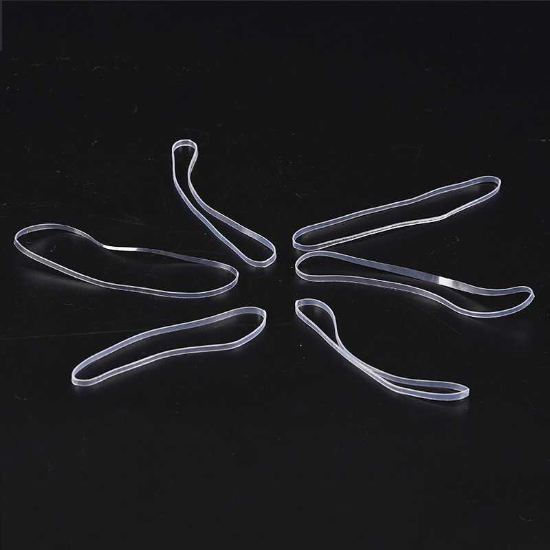 Wholesale and transparent office stationery high-temperature antioxidation rubber band rubber band