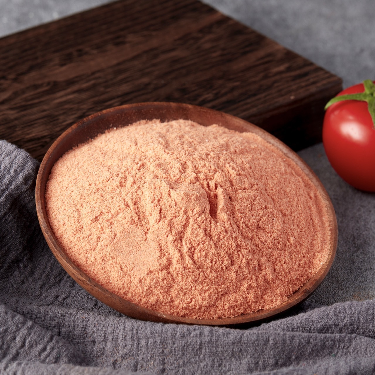 Customization of tomatoes for powdered foods, potato thaws, potato twigs, twirling corn, and powdered food.