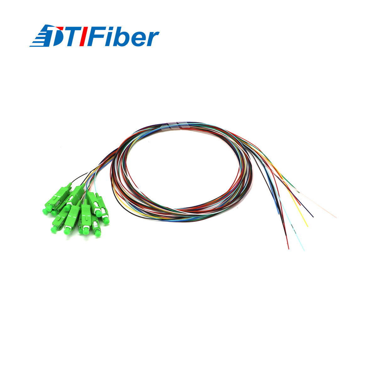 The manufacturer issues 12 core SC single-mode tail fibers, telecommunications grade 12 large square connector melting discs.