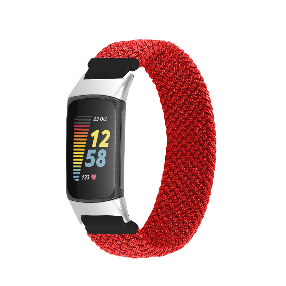 Fitbit Charge5 스포츠 시계 벨트 충전5 나일론 뜨개질 테이블 밴드에 대 한 사용자 지정