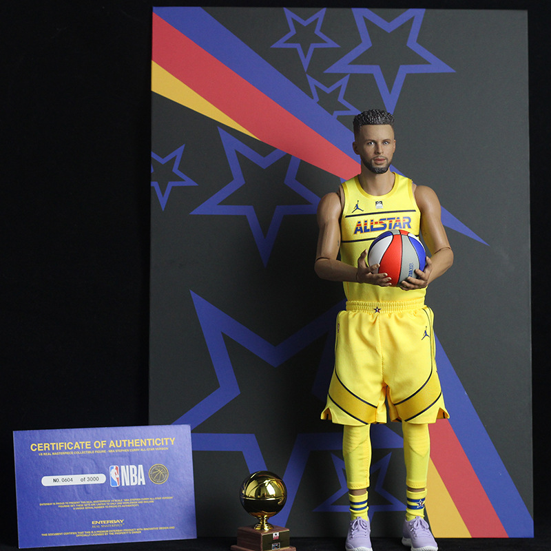 One-six-nba basketball star 2021, all-star souvenirs full-body joints, do dolls.