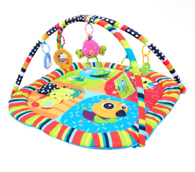 Multi-dynamically fenced babies crawling with baby gym mats, baby-crawling blankets, baby-crawling blankets, music blankets.