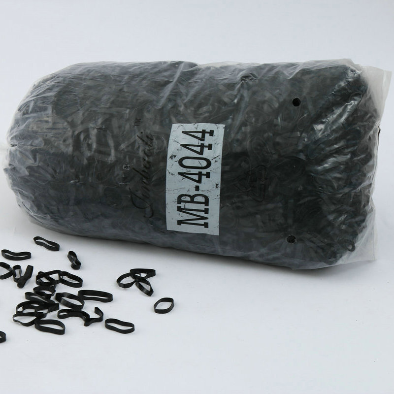 Multi-specify black rubber bands, one-time rubber coils out of invisible high-quality leather bands.