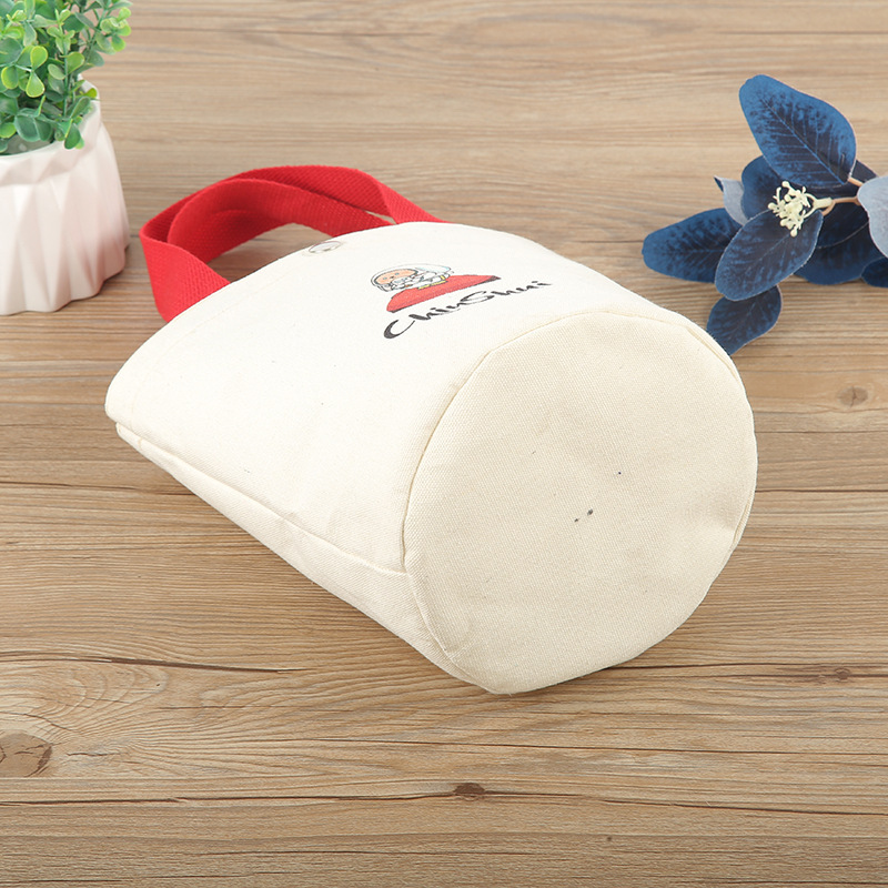 Colour advertising for general hand-held peritoneal bags of cotton, rounded-down buns for creative logo