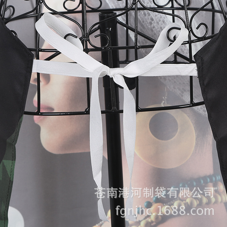 The factory's specialty is a cotton-covered apron.
