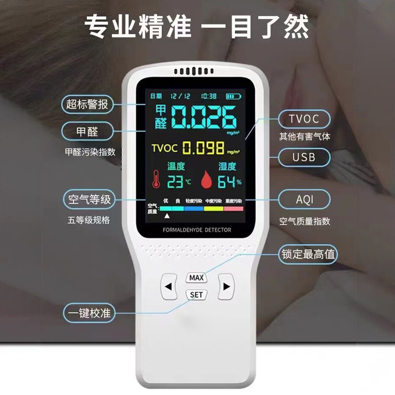 Customized processing of formaldehyde detectors