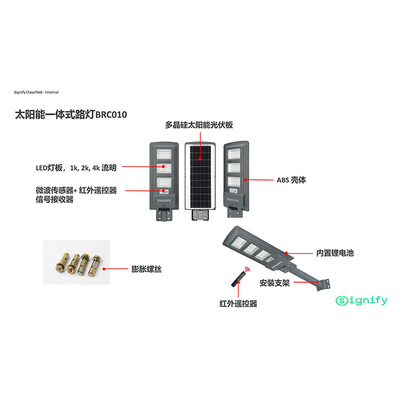 New Rural Solar Lamp
LED courtyard lights are waterproof, single-arm-efficient, Philip Road lights.