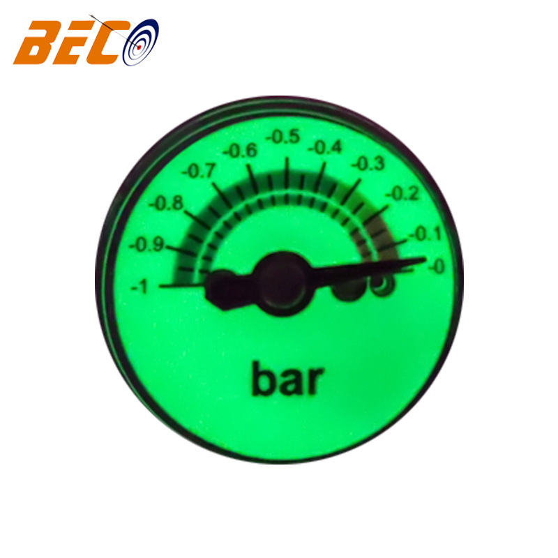 The factory sells 25 mm of nightlight pressure table axis towards-1bar pressure table.