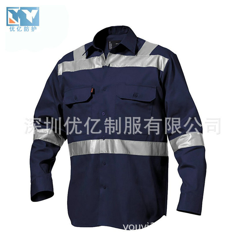 夏季工作服订做阻燃防火工装来样加工防护衬衣工服批发定制