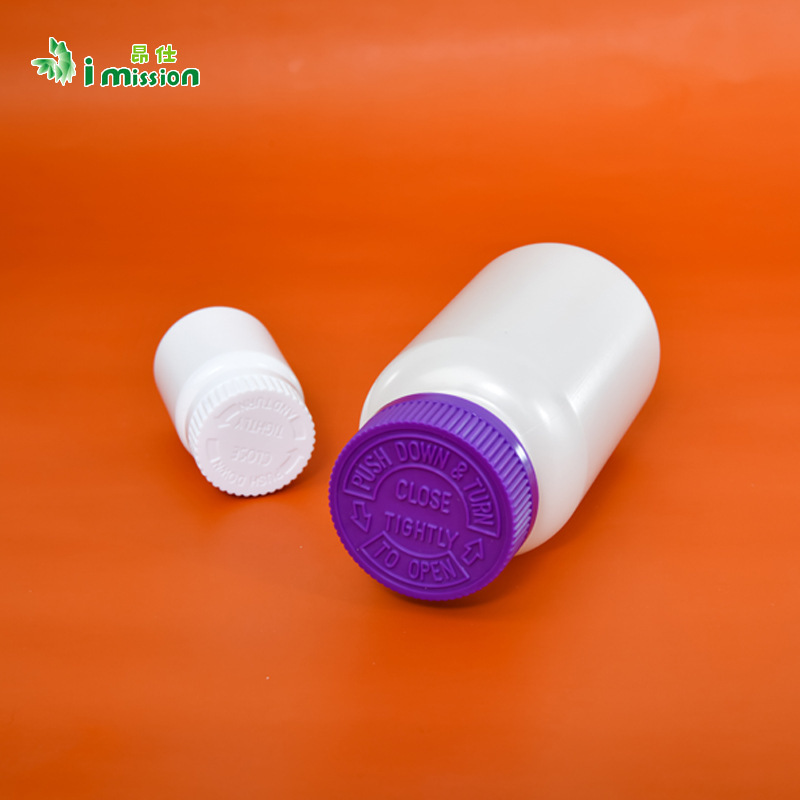 Wholesale voltage cap plastic bottle HDPE sub-barrel bottle of health care bottle plastic bottle full of specifications
