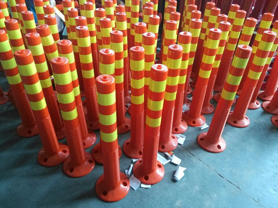 Plant direct sales, soft PE warning column, ballistic warning column H75 reflector junction column.