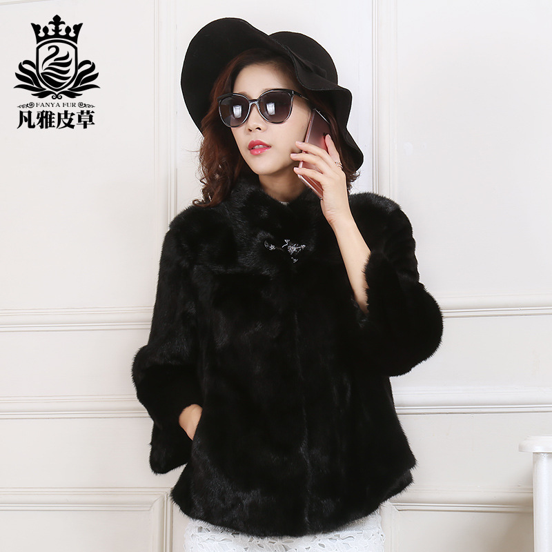 ♪ Vanya Autumn new mink coat, short mink fur coats, fur fur coats ♪