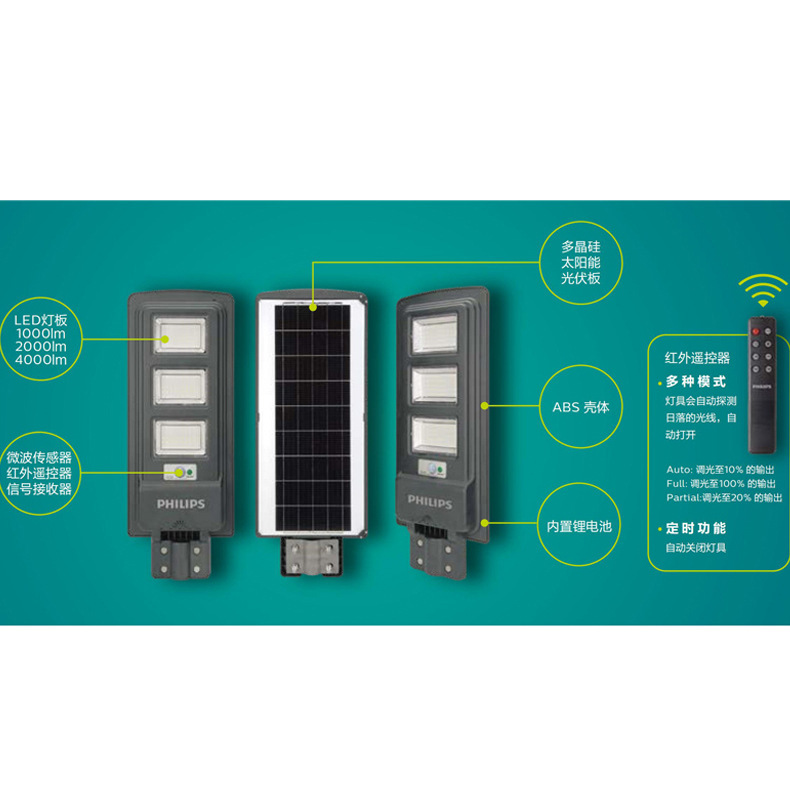 New Rural Solar Lamp
LED courtyard lights are waterproof, single-arm-efficient, Philip Road lights.
