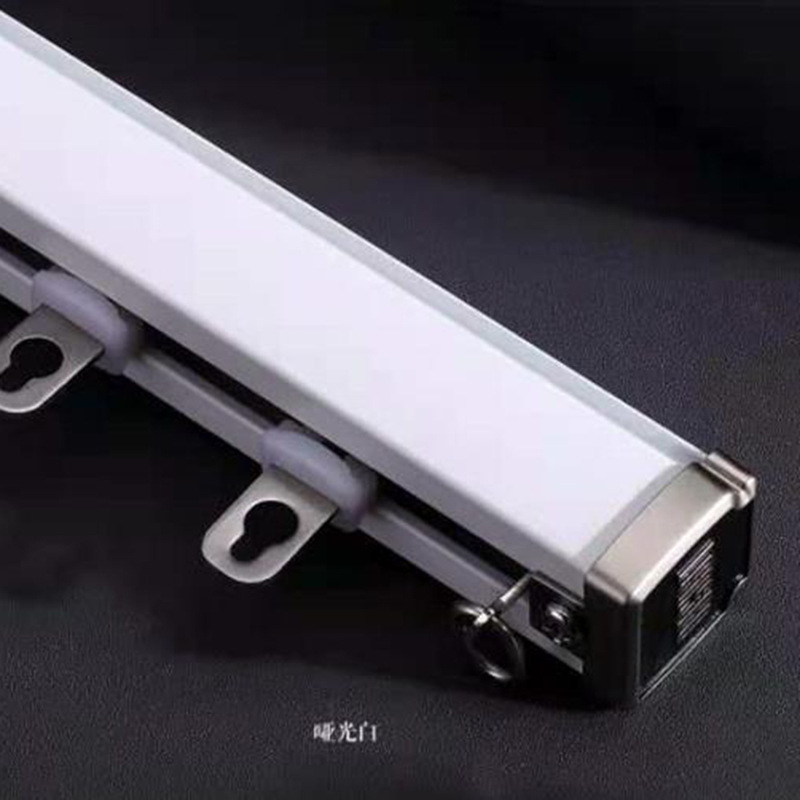 2mm drapes 무거운 의무 알루미늄 합금 drape 궤도 똑바른 궤도 slider 두 배 가이드된 roman 가로장 topside