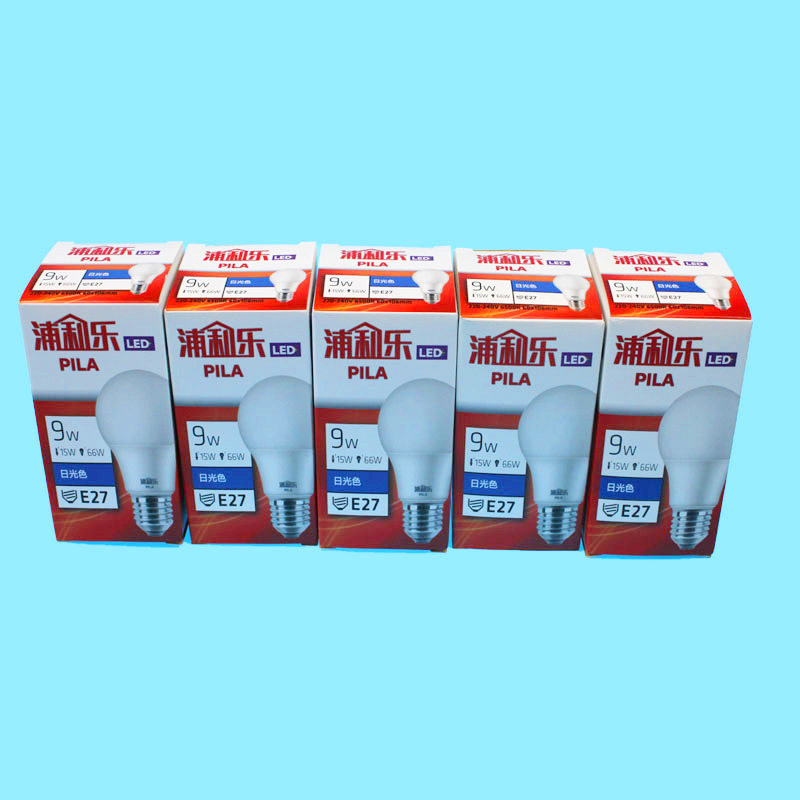 The European brand of Plyler, 9W white light led plastic bulb.