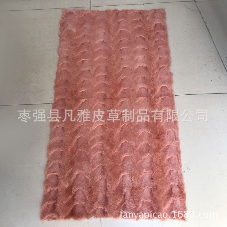 Hebei camp, vanya fur, wholesale mink front leg mattress, 60*120cm pie, overcomes clothing fur.