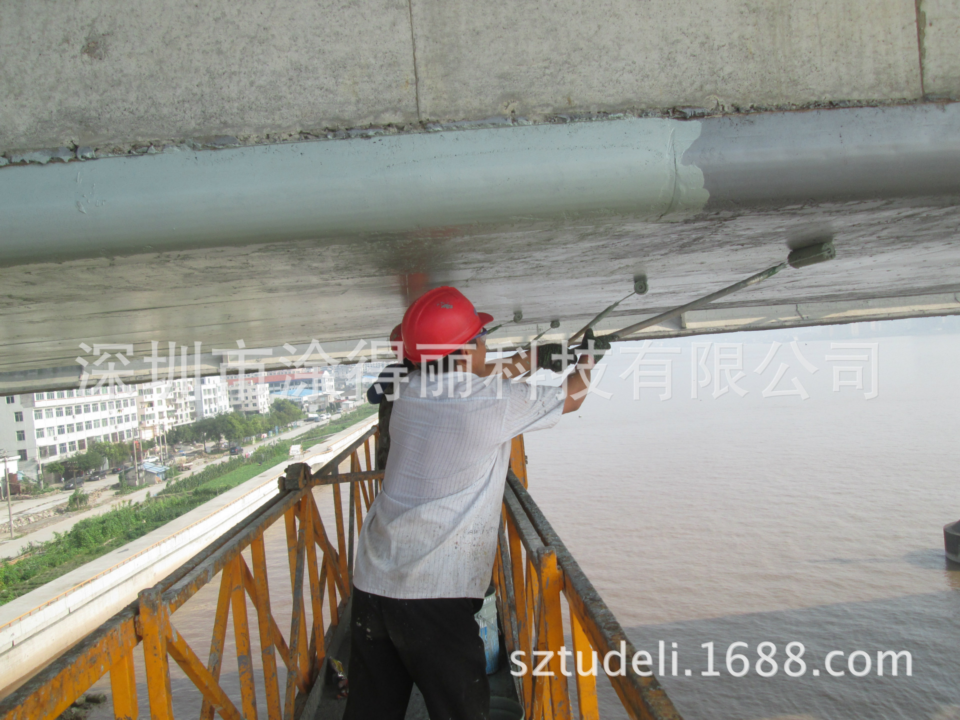 Dock preservative paint, pier bridge preservative paint, highway bridge preservative paint.