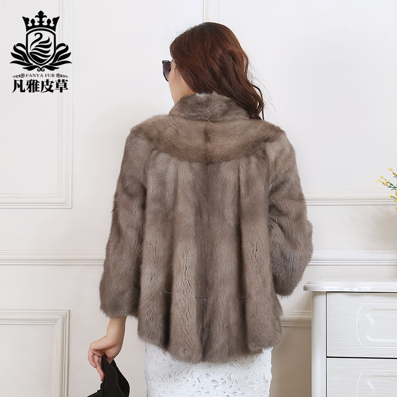 ♪ Vanya Autumn new mink coat, short mink fur coats, fur fur coats ♪