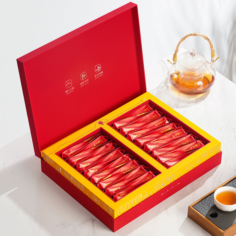 250g Super-class calver Tea box with cinnamon tea on top of the 돛대.