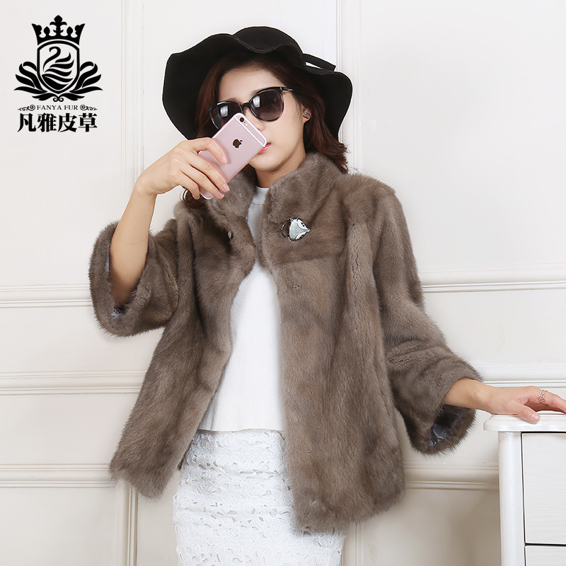 ♪ Vanya Autumn new mink coat, short mink fur coats, fur fur coats ♪