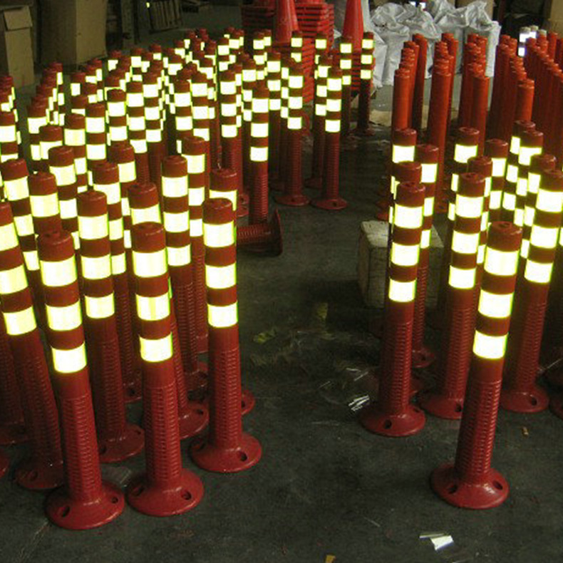 New material 75CM warning poles, traffic entrance sign PU roadposts, signpost pillars.